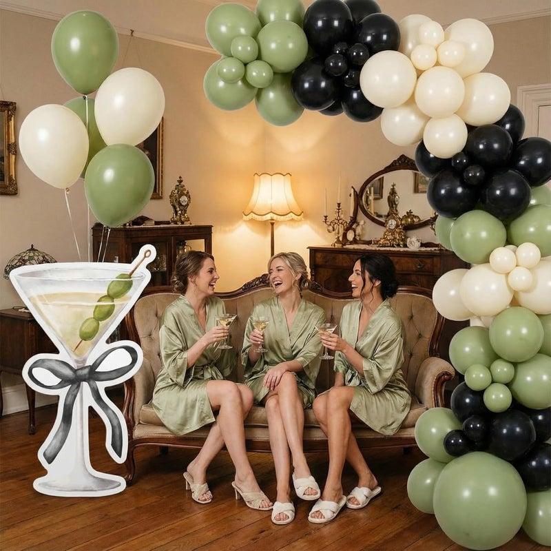 Colingmill 4ft a Tini Bit Older Birthday Decorations Black Espresso Martini Party Cardboard Cutouts Birthday Party Cardboard Cutouts Decor for Women Bar Bachelorette Bridal Shower Supplies - Image 2